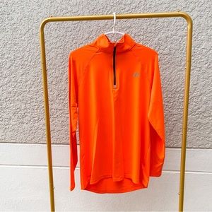 NWOT Russell Athletic Long Sleeve Dri-Power Performance Top - Men’s Neon Orange